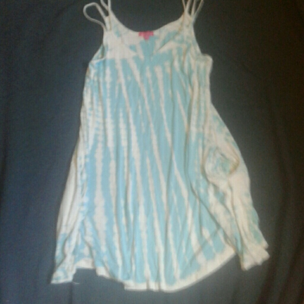 Tie-dye dress with pockets